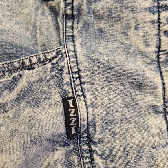 🧥EUC~VINTAGE ACID WASH DENIM COAT - Picture 6 of 15